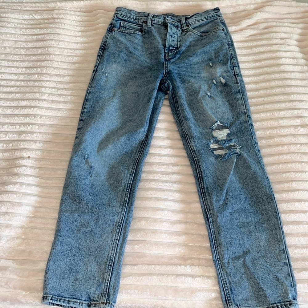 Old Navy Sky-Hi Straight Jeans